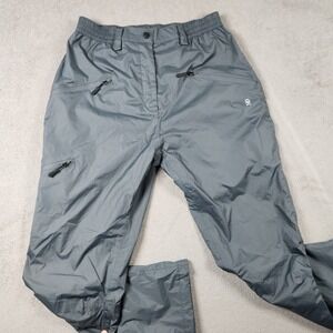 Little Donkey Andy Hiking Pants Womens Size M Gray Mesh Lined Water Resistant